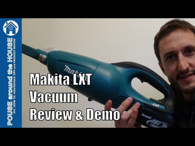 Makita LXT Vacuum Cleaner review and demo. DCL180Z Makita Hoover