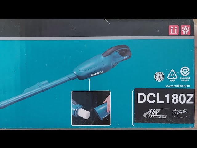 Makita DCL180Z 18v LXT cordless vacuum cleaner review