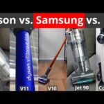 Dyson V15, V11, V10 vs. Samsung Jet 90, Jet 75 vs. LG CordZero A9