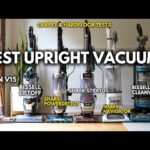 Which VAC is the BEST for Hard Floors & Carpet - Dyson V15 vs Bissell vs Shark Upright Vacuums