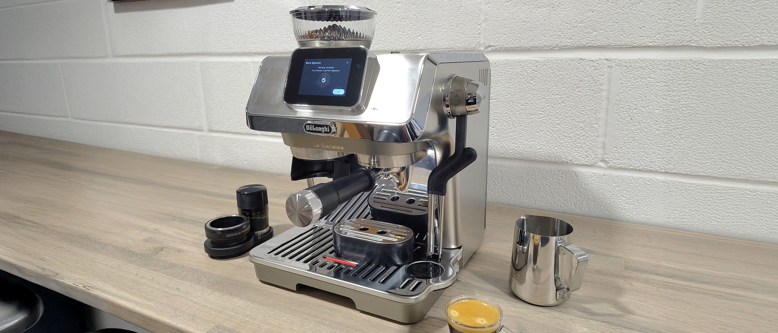 De'Longhi La Specialista Touch: one of the best compact semi-automatic espresso machines you can buy | TechRadar
