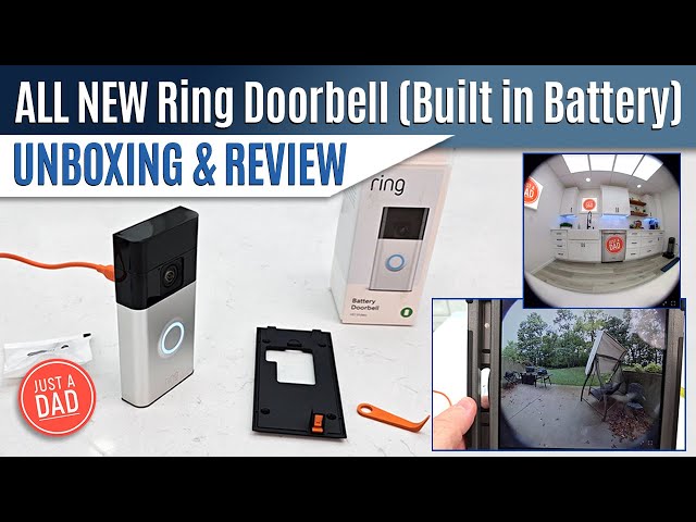 All New 2024 Release Ring Video Doorbell Head-to-Toe Video with Built in Battery UNBOXING & REVIEW