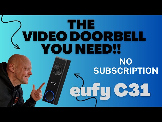 Unlock the Future: eufy C31 Video Doorbell, No Subscription Required! - YouTube