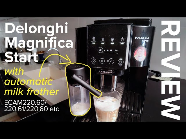 [REVIEW] Delonghi Magnifica Start with Automatic Milk Frother։ ECAM222.60.BG, ECAM220.80.SB etc. - YouTube