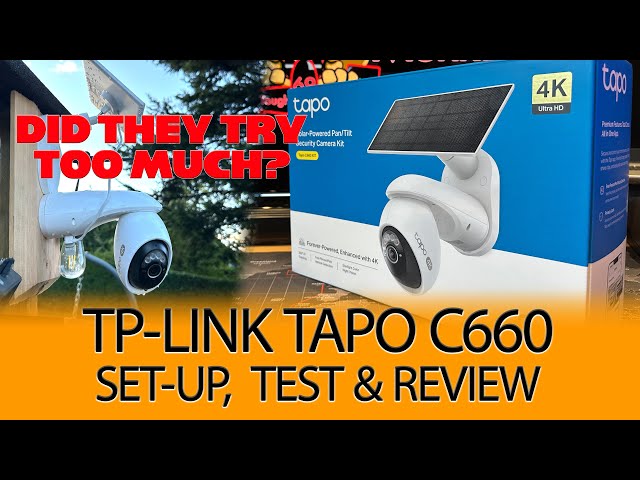 TP-Link Tapo C660 4K IP Solar Camera: Amazon Product Unboxing, Installation, Test and Review - YouTube