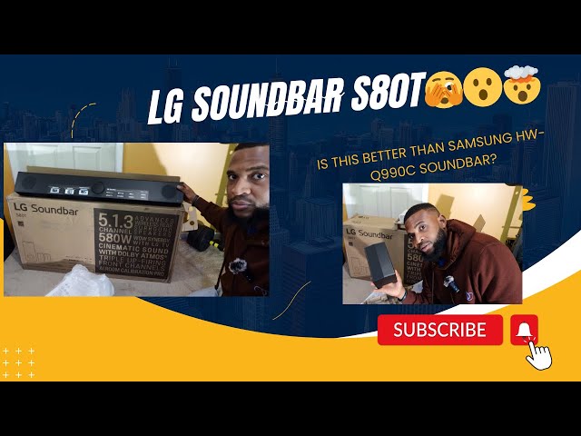 LG 5.1.3 channel S80TR Soundbar - YouTube