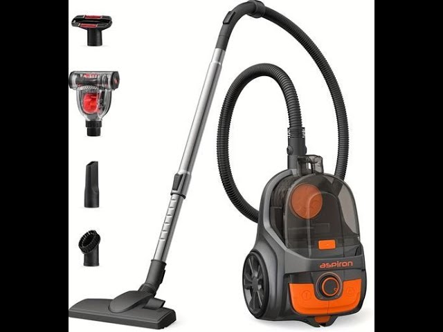 Aspiron Canister Vacuum Cleaner, 1200W "REVIEW" - YouTube