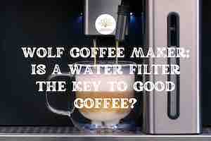 Wolf Coffee Maker: Is A Water Filter The Key To Good Coffee?