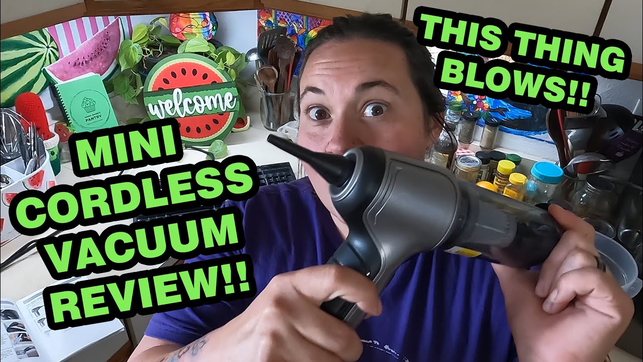 Saker Mini Cordless Vacuum Review! It does more than just suck....it blows!