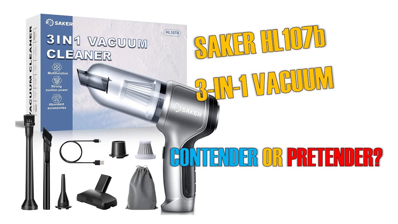 Saker 3-in-1 Cordless Vacuum Review (HL107B) - YouTube