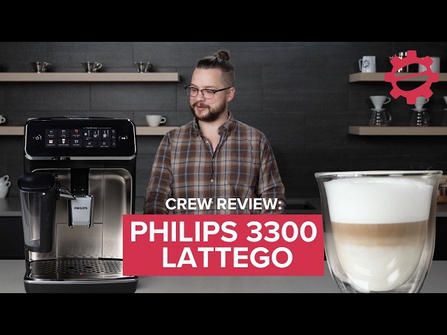 Crew Review of the Philips 3300 LatteGo Superautomatic Espresso Machine! #lattego #espressomachine - YouTube