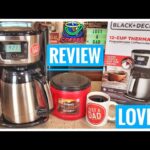 REVIEW Black + Decker 12 Cup Thermal Carafe Coffee Maker CM2035B HOW TO MAKE COFFEE