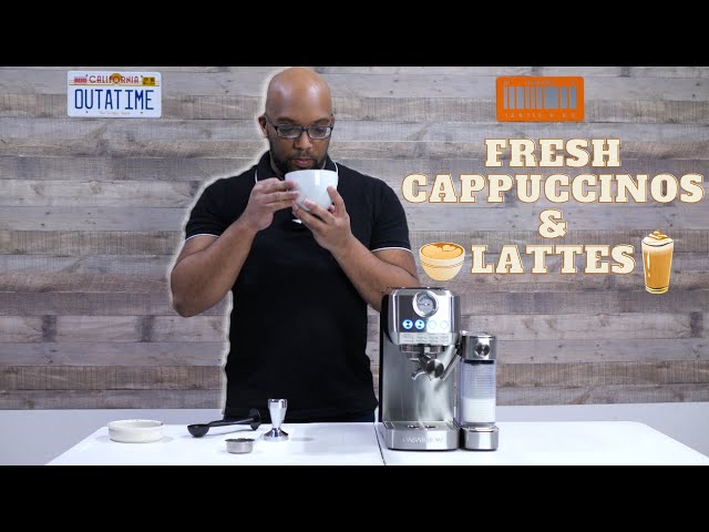 Casabrews 3700Pro Espresso Machine with Automatic Milk Frother Full Overview & Demo! - YouTube