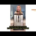 Review Bosch TIU20307 300 Series Fully Automatic Espresso Machine with Milk Express (in-cup frother) - YouTube