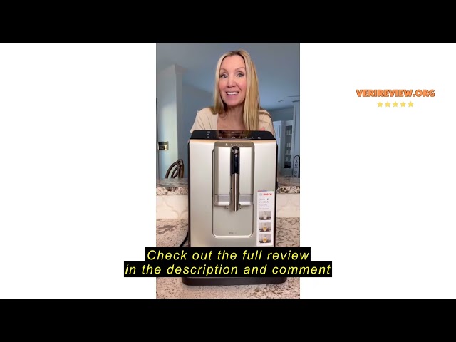 Review Bosch TIU20307 300 Series Fully Automatic Espresso Machine with Milk Express (in-cup frother) - YouTube