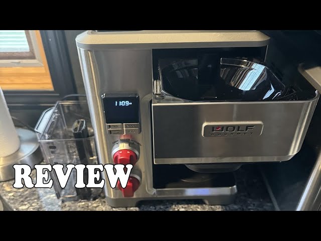 Review of the WOLF GOURMET WGCM100S Programmable Coffee Maker 2024 - YouTube