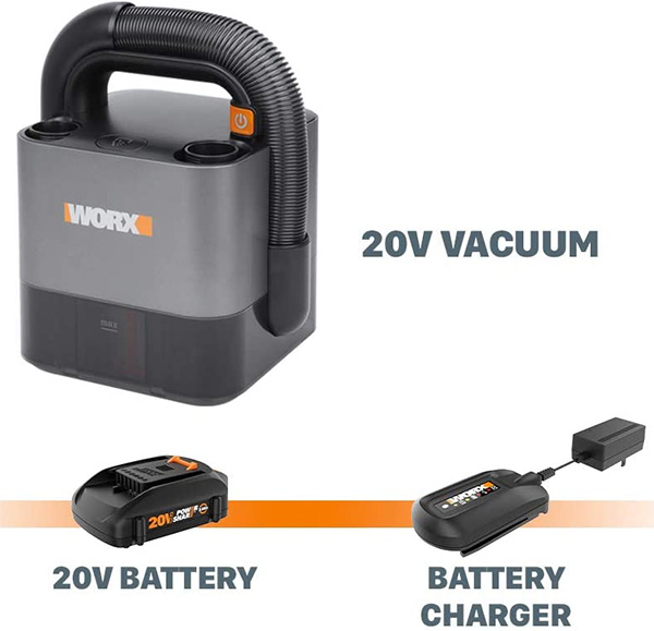 Worx Cube Vac is Teeny Tiny & HEPA-Rated