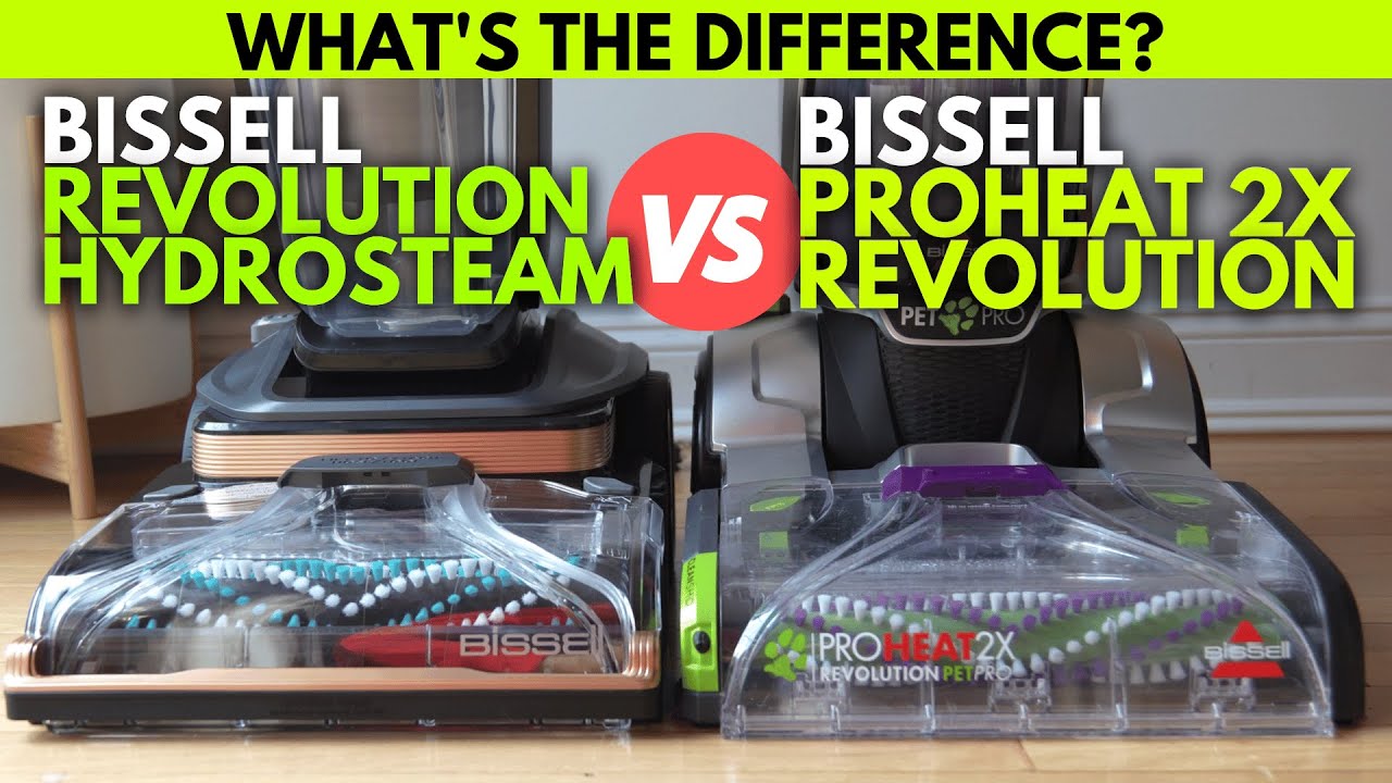 Bissell Revolution Hydrosteam vs Proheat 2X Revolution - 10 Biggest Changes