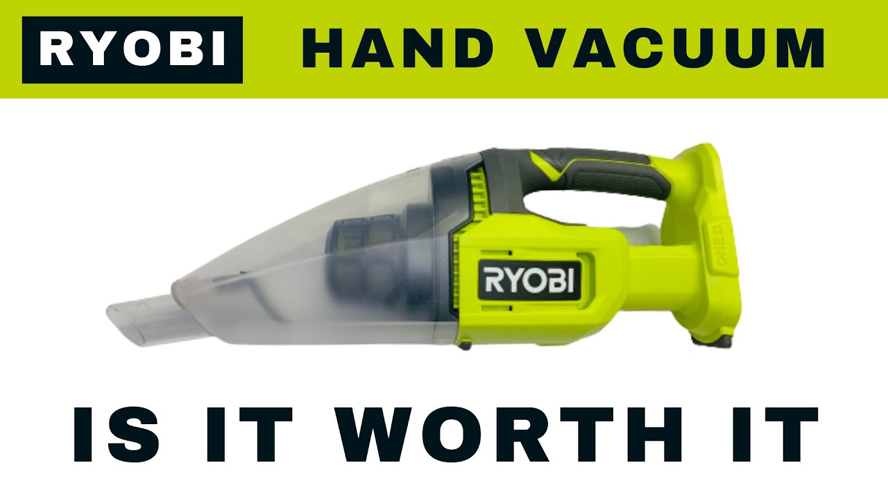 Unboxing and Review of $35 RYOBI 18V One+ Hand Vacuum (PCL705B)