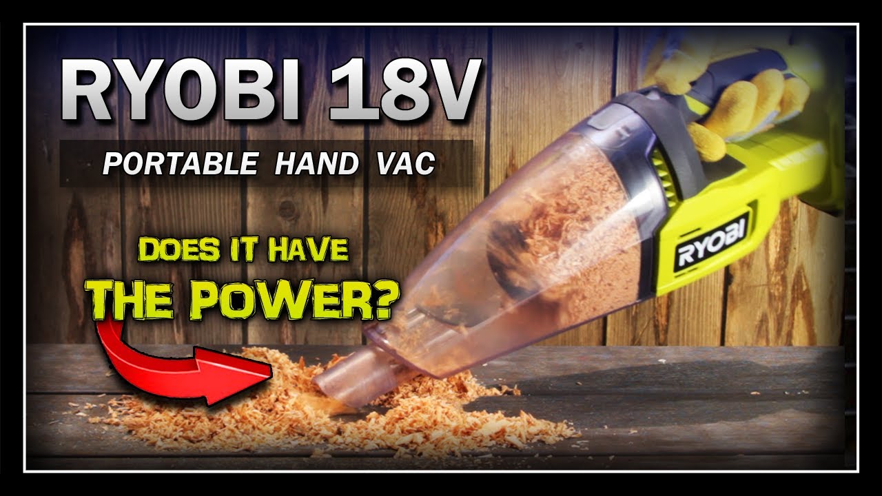 Ryobi 18v Portable Hand Vacuum – UNBOXING/TEST/REVIEW