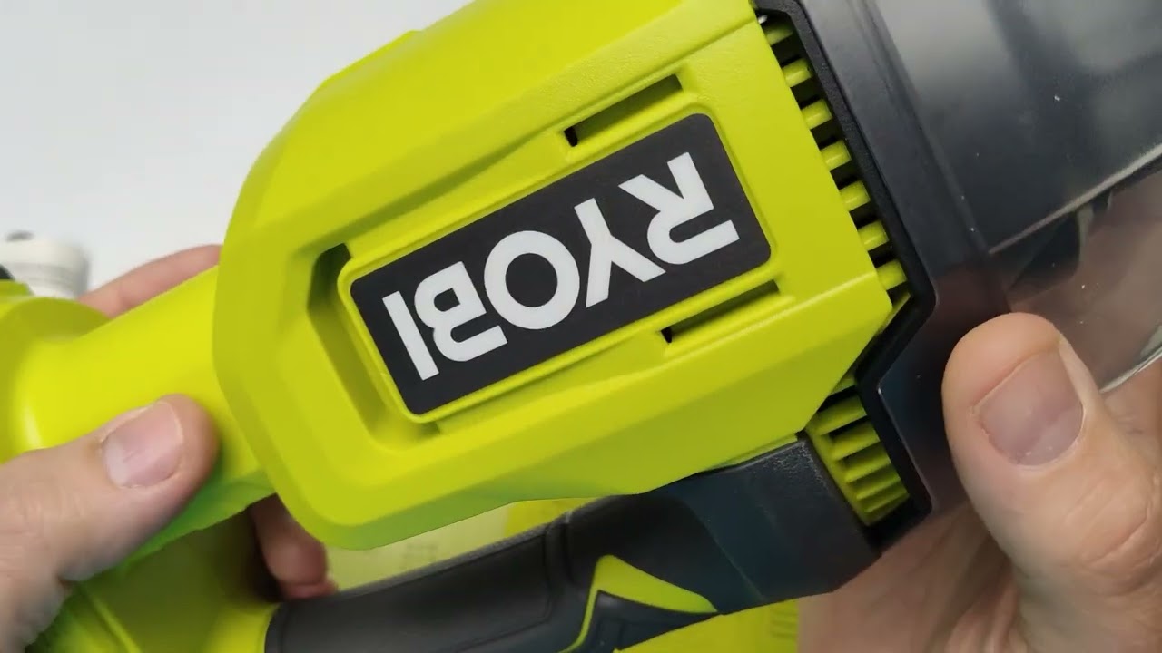 Ryobi handheld 18V vacuum unboxing and review