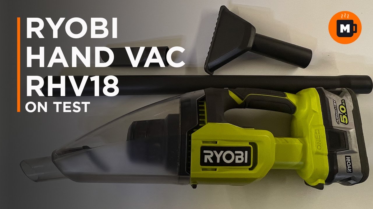 Ryobi hand vacuum RHV18 unboxed and tested