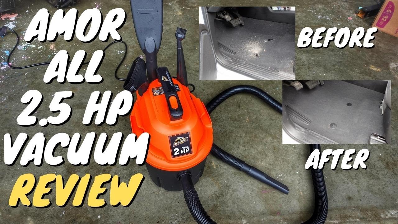 Reviewing Armor All AA255 | 2.5 Gallon 2 Peak HP Wet/Dry Utility Shop Vacuum