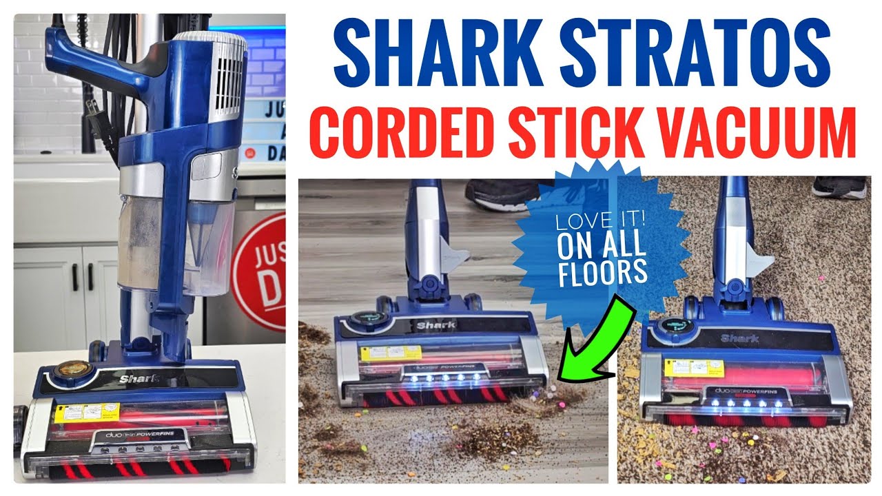 Shark Stratos Corded Stick Vacuum HZ3002 Review I Love It!