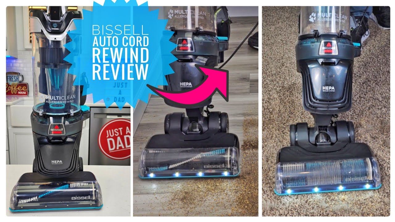 BISSELL MultiClean Allergen Automatic Cord Rewind Pet Vacuum Cleaner 3402 Review