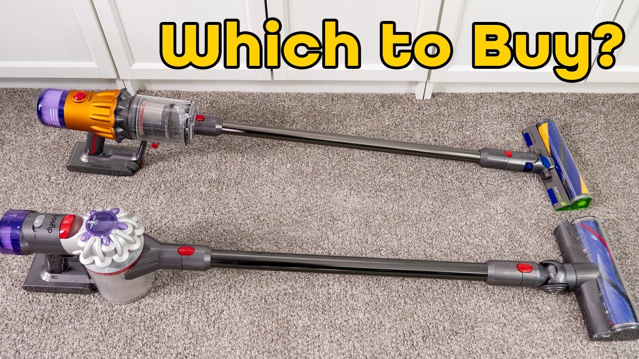 Which to Buy? Dyson V8 Plus Cordless Vacuum vs V12 Detect Slim