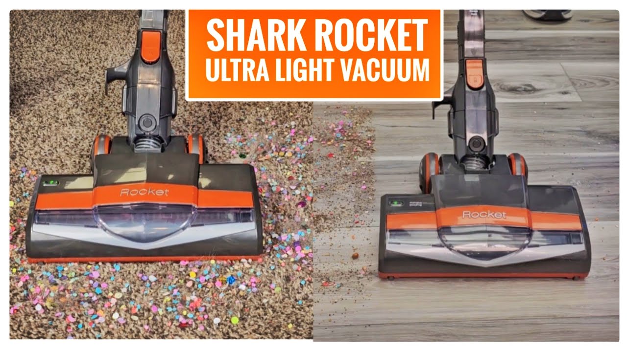Shark Rocket HV301 Vacuum REVIEW Watch it clean on carpet and hard floors
