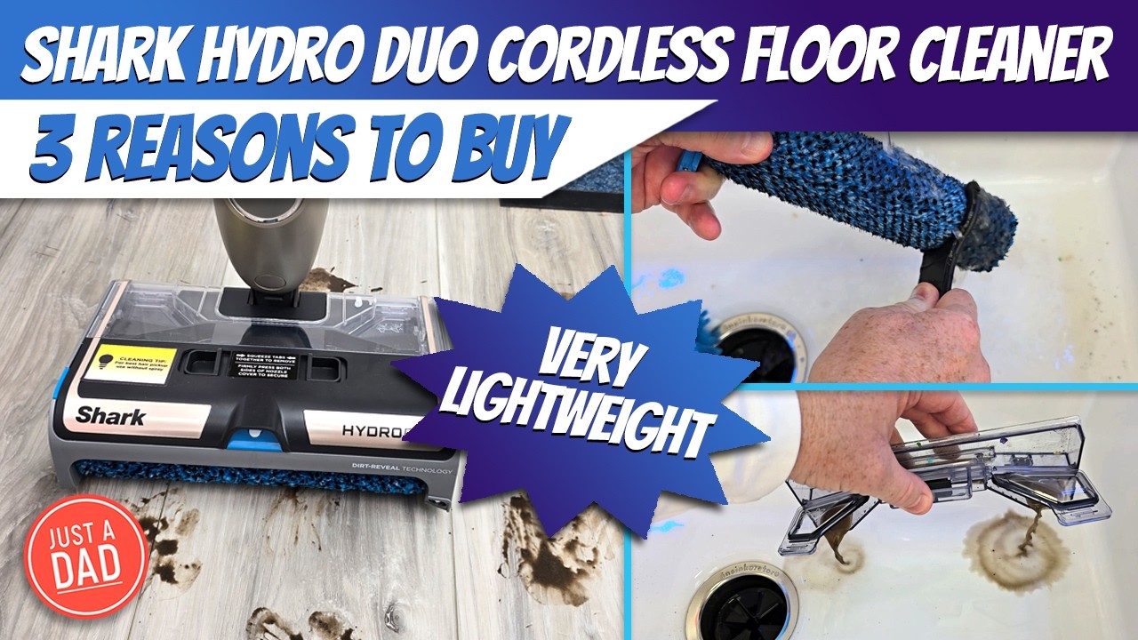 New! Shark HydroDuo Cordless Wet/Dry Vacuum WW201 Light weight! 3 Reasons to Buy