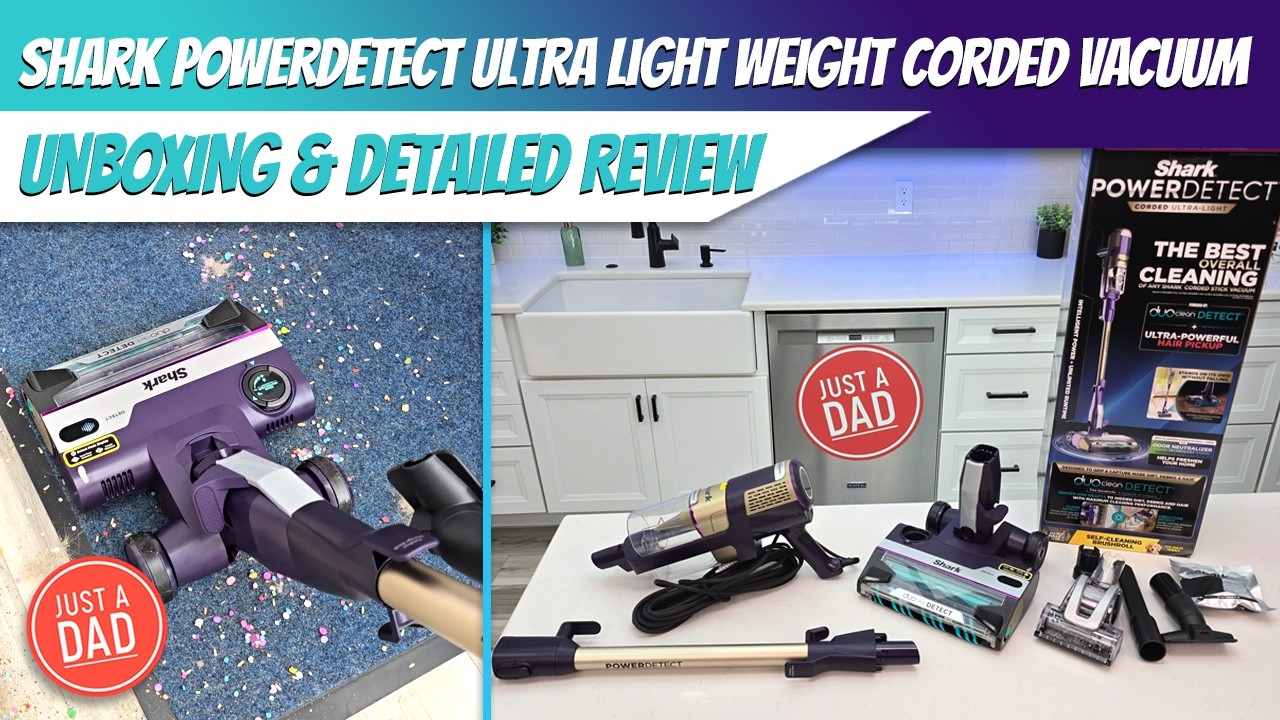 NEW! Shark PowerDetect Ultra-Light Corded Vacuum HZ4002 UNBOXING & DETAILED REVIEW