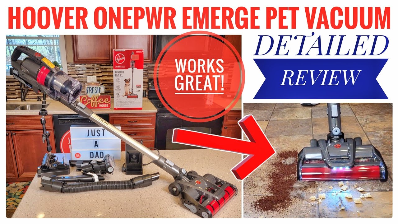 Hoover ONEPWR Emerge Pet Cordless Stick Vacuum Review WORKS GREAT!