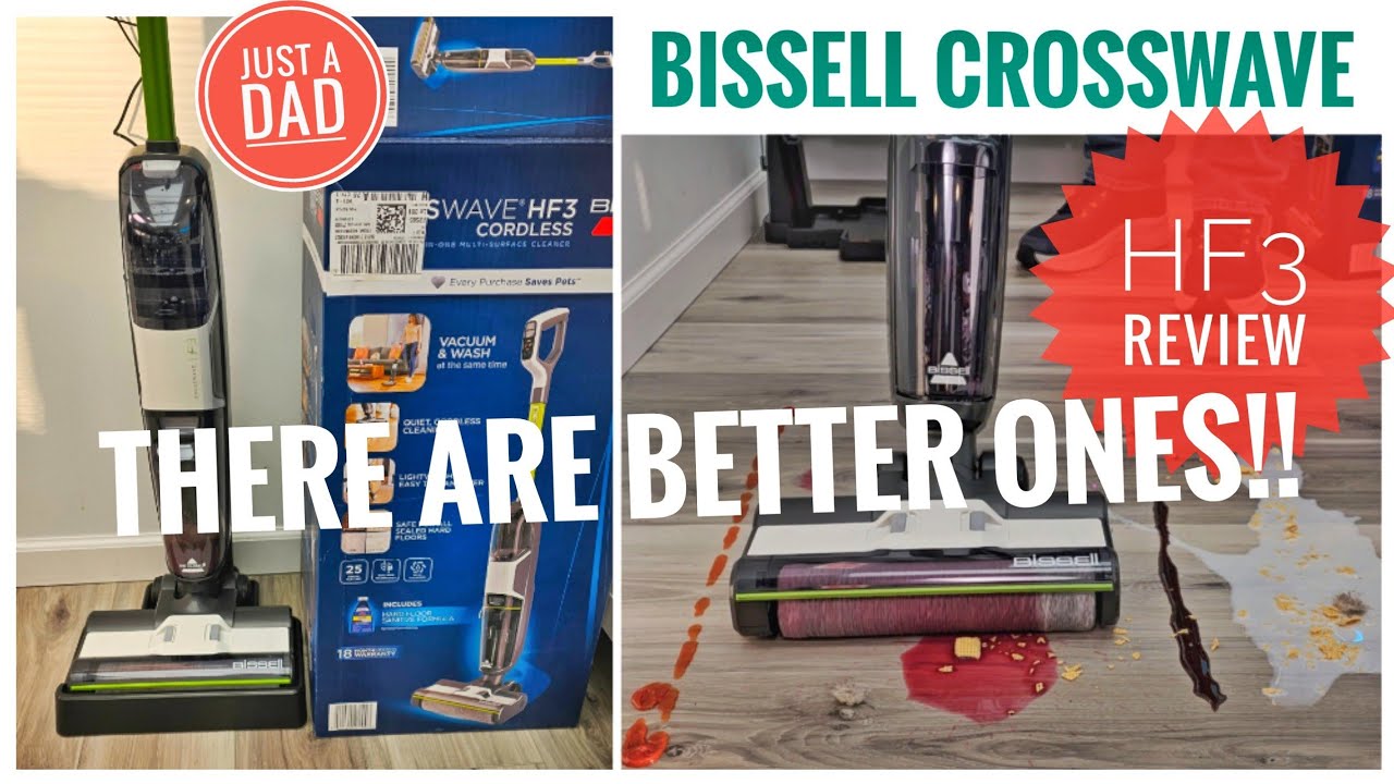 Walmart BISSELL HF3 CrossWave Cordless We-Dry Vacuum REVIEW It's JUST OK, Not The Best!