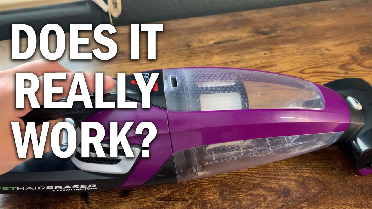 Bissell Pet Hair Eraser Lithium Ion Cordless Hand Vacuum Review - Does It Really Work?