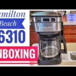 UNBOXING Hamilton Beach 12 Cup Coffee Maker Front Access 46310