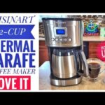 REVIEW Cuisinart DCC-3400 Thermal Carafe 12 Cup Programmable Coffee Maker Beep On / Off Feature