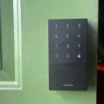 The Aqara U50 smart door lock is bulky but smooth