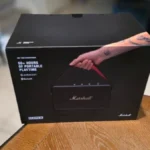 Marshall Kilburn III Portable Bluetooth Speaker - Black & Brass